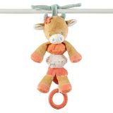 Nattou Koe Mila - Trillende Knuffel - 15 cm - Donker Warm Beige