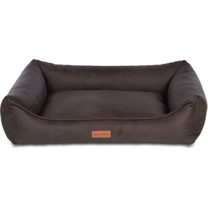 Dog's Lifestyle hondenmand Lederlook Deluxe Bruin XL 120cm - Ook in L & XL - Antraciet & Taupe