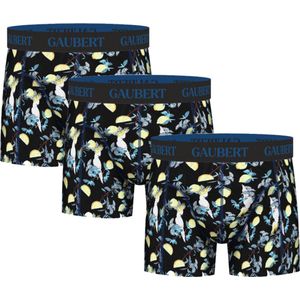 Gaubert | 3 pack | vogel print | boxershorts heren | bamboe katoen onderbroek heren | maat XL
