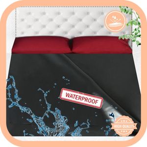 Waterdicht Seks Laken - Zwart - 130Cm x 220Cm - Latex/PVC - Volledig Waterproof - Massage Laken - Hoeslaken - Erotiek - Squirt laken