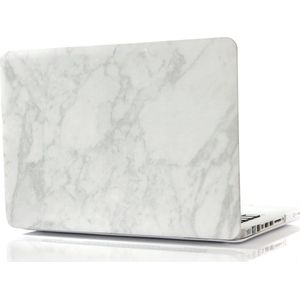 Mobigear Laptophoes geschikt voor Apple MacBook Pro 15 Inch (2008-2012) Hoes Hardshell Laptopcover MacBook Case | Mobigear Marble - Grijs - Model A1286