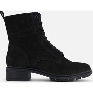 Tamaris Veterboots zwart Imitatieleer - Dames - Maat 38