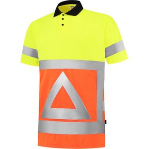 Tricorp Poloshirt Verkeersregelaar 203011 - Fluor Oranje/Geel - Maat L