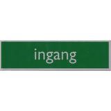 Infobord pictogram ingang 165x44mm | 1 stuk