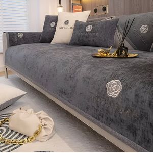 E-Shop4u® - Bankhoezen - LoveHome Bankhoes - Maat 70x90cm - Zwart Grijs