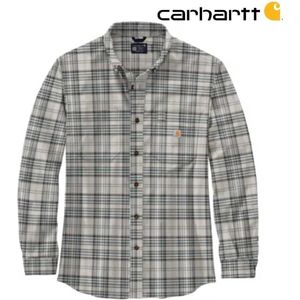 Carhartt - Rugged Flex - Flannel Plaid Shirt - Malt - Heren - maat L (valt als XL)