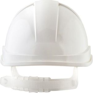 BBU SP-3000 Industrile Veiligheidshelm - met schuifband - Leren sweatband - Wit