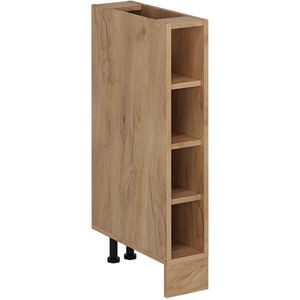 Vicco R-Line Keukenrek – 15 cm zonder werkblad Krachtige eik goud