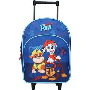 Paw Patrol Go Pups Go Trolley Rugzak - Blauw - Chase Marshall Rubble