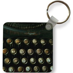 Sleutelhanger - Uitdeelcadeautjes - Typemachine - Vintage - Toetsenbord - Plastic