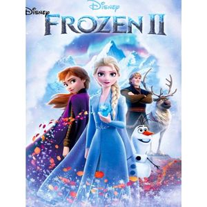 Diamond painting Disney Frozen 50x70 vierkante steentjes