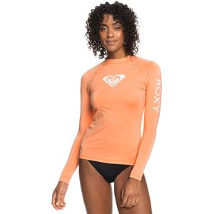 Roxy - UV Rashguard voor dames - Whole Hearted - Lange mouw - UPF50 - Papaya Punch - maat XS (34)