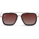 Malelions Men Abstract Sunglasses Gold MA1-NOOS-31 Maat One size