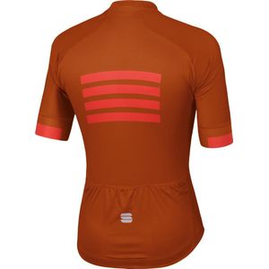 Sportful Fietsshirt Korte mouwen voor Heren Oranje Rood - SF Wire Jersey-Sienna F Red Orange - 2XL