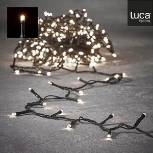 Luca Lighting Kerstboomverlichting met 40 LED Lampjes - L300 cm - Klassiek Wit