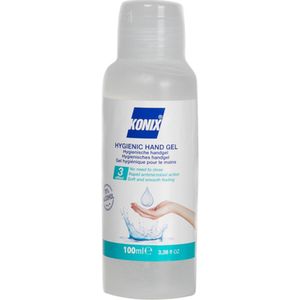 Konix Anti-Bacteriële Handgel - Hygienic 100ml 70% alcohol - (20 stuks)
