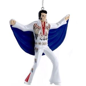 Elvis Presley In Adelaar Pak Met Cape Kerst Ornament