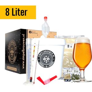 SIMPELBROUWEN® - Plus Stout 8L Bierbrouwpakket - Zelf bier brouwen pakket - Startpakket - Gadgets Mannen - Cadeau - Cadeau voor Mannen en Vrouwen - Bier - Verjaardag - Cadeau voor man - Verjaardag Cadeau Mannen