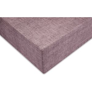 Zohome Hoeslaken Lino - Onderlaken voor tweepersoonsbed - 140x200 - 100% Katoen - Rood