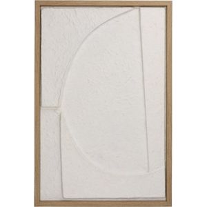 HD Collection Wanddeco D Abstract - Papier/karton - Wit - 40 x 60 x 3 cm (BxHxD)