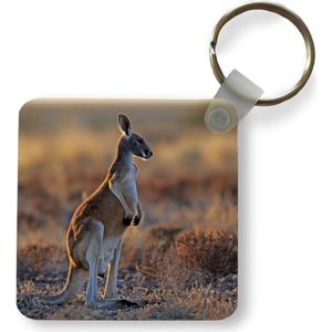 Sleutelhanger - Uitdeelcadeautjes - Dieren - Kangoeroe - Natuur - Plastic