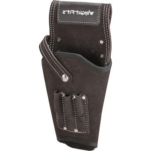 Lederen Boor Holster Dubbele Nagel en Hamerhouder Multi Pockets Werkzakje Organizer - Bouwers Timmerlieden Tuiniers Elektriciens