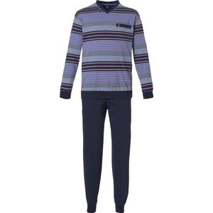 Robson M PY without button Mannen Pyjamaset - Donkerblauw - Maat 58