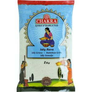 Chakra - Gebroken Rijst - Idly Rava - 3x 1 kg