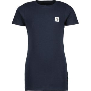 Vingino B-basic-tee-rnss Polo's & T-shirts Jongens - Polo shirt - Blauw - Maat 134/140