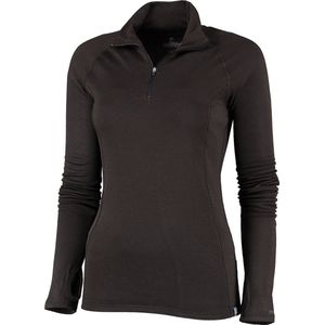 NOMAD® Rough Zip-Neck Thermo Control dames Shirt | L | Merinowol & Polyester | Superieure isolatie | Zacht & Comfortabel