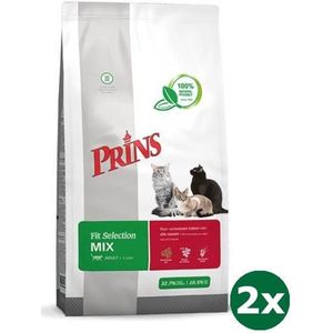 Prins kattenvoeding mix kattenvoer 2x 10 kg