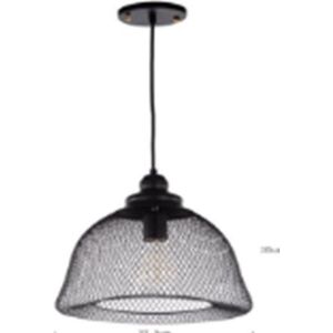 Gaaslamp Industrieel Design Hanglamp - E27 Fitting - ⌀32x35cm - Zwart