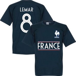 Frankrijk Lemar 8 Team T-Shirt - Navy - L