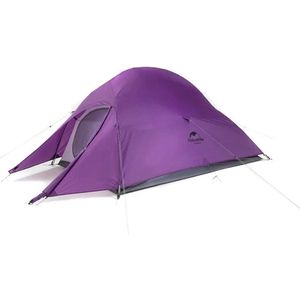 Naturehike - Kampeertent, 2 Persoons Ultralicht - Dubbellaags- waterdicht - Buitenwandelen Backpacken Tent Met Mat - Paars