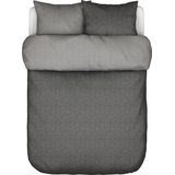 MARC O'POLO Eilif Flannel Dekbedovertrek Obsidian Grey - Lits-Jumeaux - 240x200/220 cm