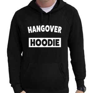 Fun hangover hoodie zwart voor heren - Fun tekst hooded sweater XXL