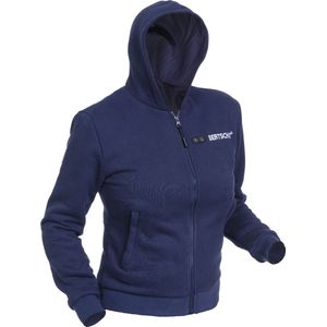 Verwarmde Hoodie - Vrouwen | Verwarmd Vest | Dual Heating | Marineblauw | Incl. twee powerbanks | XXL