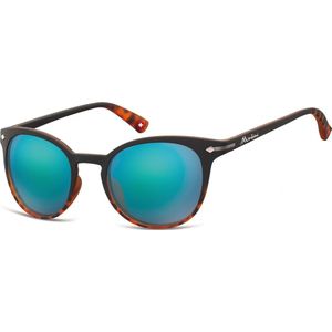 Montana By Sgb Zonnebril Dames Bruin/blauw (turtle) (ms50)