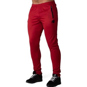 Gorilla Wear Ballinger Trainingsbroek - Rood/Zwart - 4XL