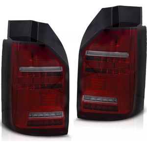 Achterlichten - voor VW T6 2015-2019 - LED OEM - rood smoke