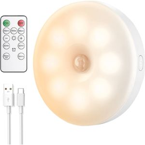 Wonix® - Kastverlichting LED met Bewegingssensor - Draadloos - Oplaadbaar - Incl. afstandsbediening – met Magneet