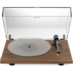 Pro-Ject T2W Rainier Streaming Platenspeler - Multiroom-technologie - WiFi streaming - Moderne Vinyl Speler - Walnoot