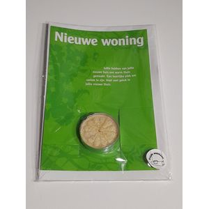 Waxine Wenskaart - met waxinelichtje - Nieuwe woning - cadeau tip