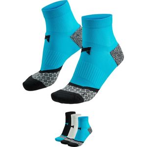 Xtreme - Hardloopsokken - Unisex - 6-Pack - Blauw - 35/38 - Hardloopsokken heren - Hardloopsokken dames