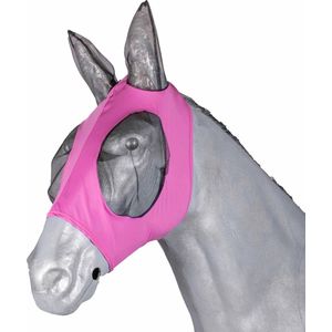 Pagony Easy Fit Vliegenmasker - Maat: Pony - Roze - Katoen
