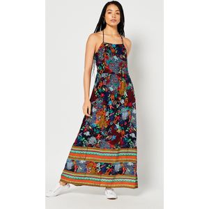 Superdry Vintage Cami Maxi Jurk Blauw S Vrouw