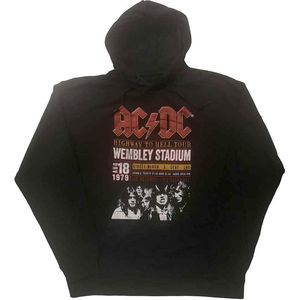 AC/DC - Wembley '79 Hoodie/trui - Eco - S - Zwart