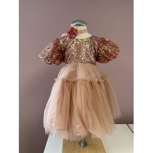 Feestjurk-feestkleding-communie-kleedje-japon-meisje-girl-verkleedkleding-jurk-babyjurk-verjaardag jurk-bruidsmeisje-jurk Chiara (mt 92/98)