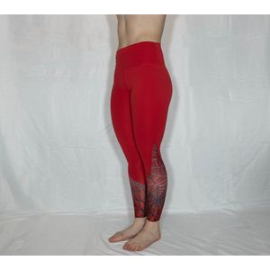 Rooz sportswear - spiderman - sport - legging - fitness - yoga - high waist - dames - rood - sportlegging - maat S