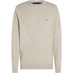 Tommy Hilfiger Cashmere Sweater Heren - Lichtgrijs - Maat XXL